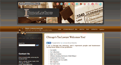 Desktop Screenshot of chicagotaxlawyerfirm.com